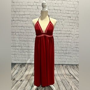 NWOT - Express - Halter Hi-Low Boho Dress - Size M